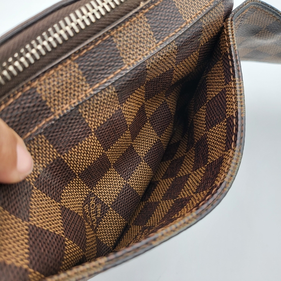 Louis Vuitton Damier Ebene Geronimos Sling Waist Bag. Authentic w/COA... - Picture 2 of 16
